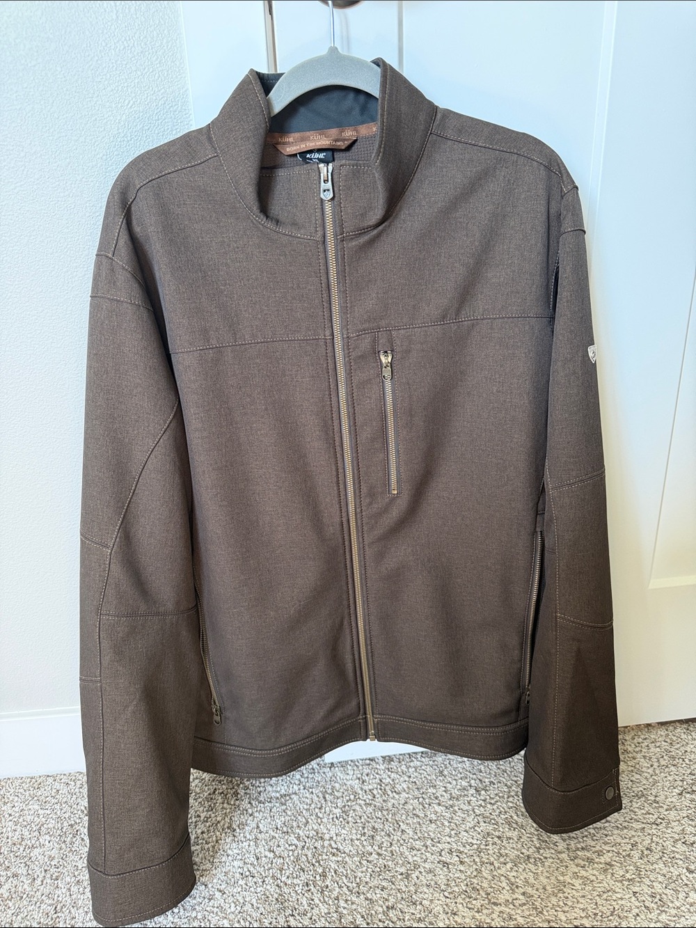Kuhl Men's Brown Lightweight Zip Jacket